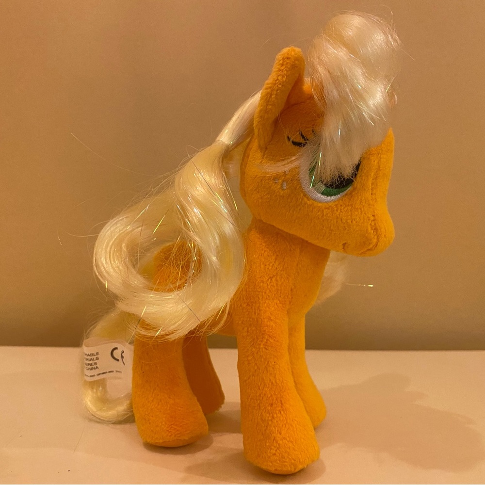 Apple Jack My Little Pony Orange and Yellow Stuffed Animal - Picture 3 of 12